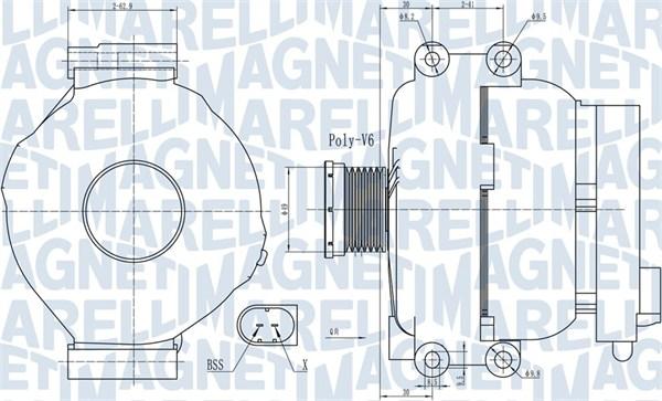 Magneti Marelli 063732009010 - Ģenerators www.autospares.lv