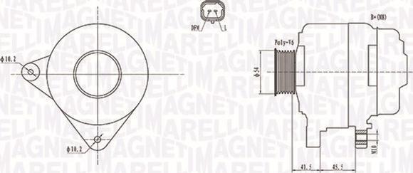 Magneti Marelli 063732008010 - Alternator www.autospares.lv