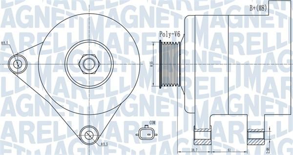 Magneti Marelli 063732003010 - Ģenerators www.autospares.lv