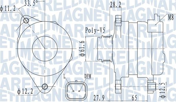 Magneti Marelli 063732016010 - Ģenerators www.autospares.lv