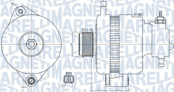 Magneti Marelli 063732018010 - Генератор www.autospares.lv