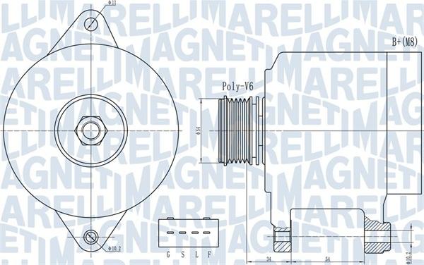 Magneti Marelli 063732013010 - Alternator www.autospares.lv