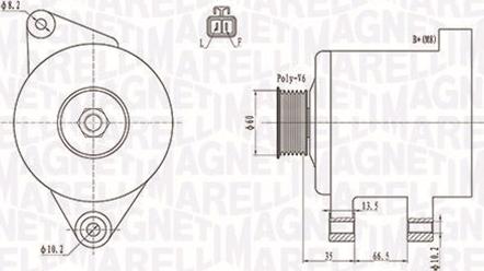 Magneti Marelli 063732017010 - Alternator www.autospares.lv