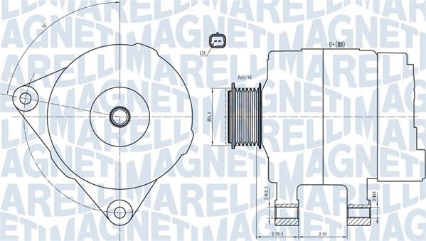 Magneti Marelli 063732033010 - Генератор www.autospares.lv