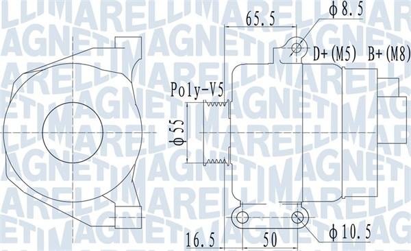 Magneti Marelli 063732070010 - Alternator www.autospares.lv