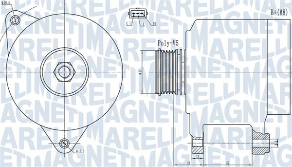 Magneti Marelli 063732133010 - Ģenerators www.autospares.lv