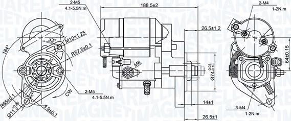 Magneti Marelli 063724186010 - Starteris www.autospares.lv