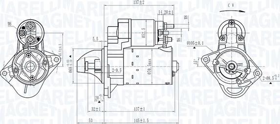 Magneti Marelli 063725395010 - Starter www.autospares.lv