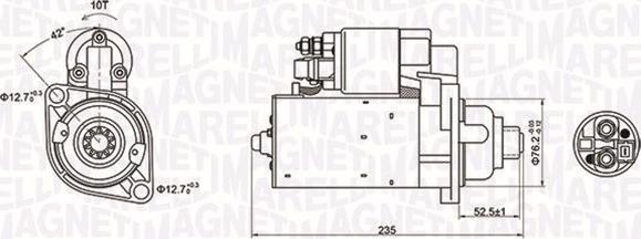 Magneti Marelli 063720974010 - Starteris autospares.lv