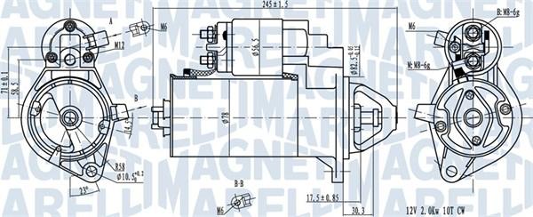 Magneti Marelli 063720976010 - Starter www.autospares.lv