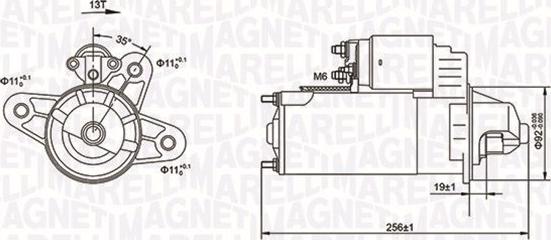 Magneti Marelli 063720977010 - Starteris autospares.lv