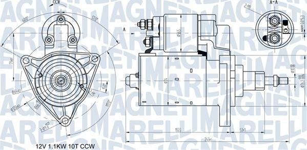 Magneti Marelli 063720597010 - Starteris www.autospares.lv