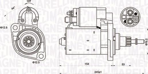 Magneti Marelli 063720619010 - Стартер www.autospares.lv