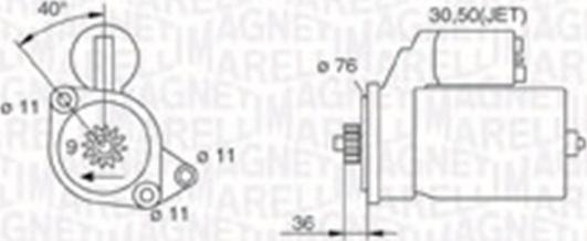 Magneti Marelli 063720618010 - Стартер www.autospares.lv