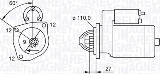 Magneti Marelli 063720039010 - Starter www.autospares.lv