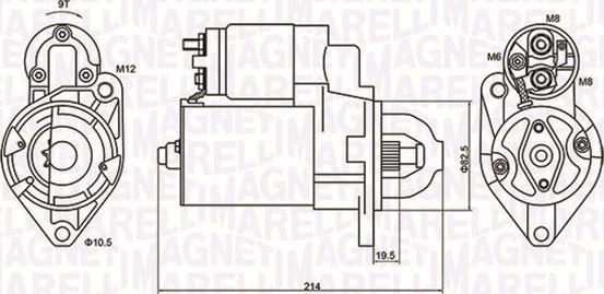 Magneti Marelli 063720879010 - Starteris autospares.lv