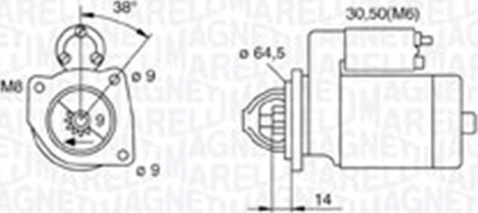 Magneti Marelli 063720796010 - Starteris www.autospares.lv