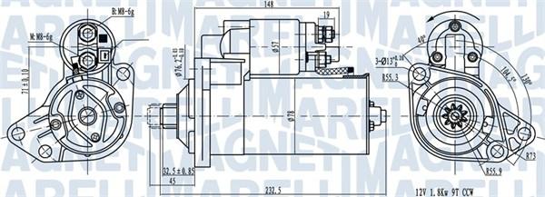 Magneti Marelli 063720789010 - Starteris www.autospares.lv