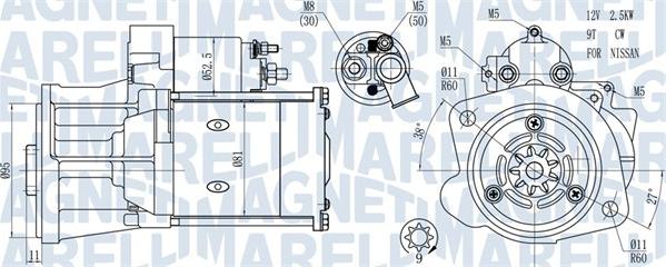 Magneti Marelli 063721491010 - Стартер www.autospares.lv