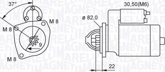 Magneti Marelli 063721449010 - Стартер www.autospares.lv