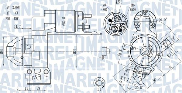 Magneti Marelli 063721466010 - Стартер www.autospares.lv