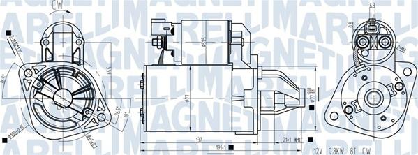 Magneti Marelli 063721462010 - Стартер www.autospares.lv