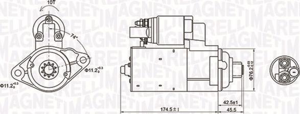 Magneti Marelli 063721409010 - Starteris www.autospares.lv