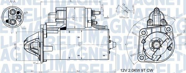 Magneti Marelli 063721408010 - Starteris autospares.lv