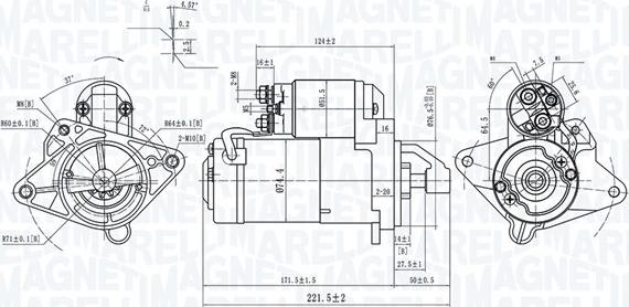 Magneti Marelli 063721415010 - Starteris www.autospares.lv