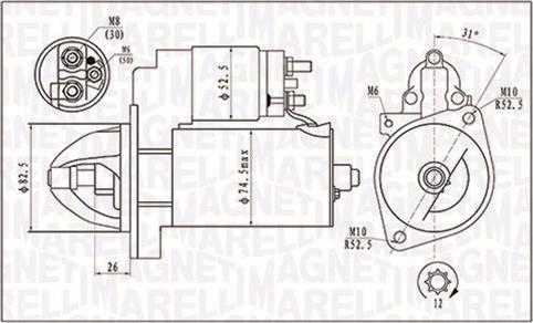 Magneti Marelli 063721410010 - Starter www.autospares.lv