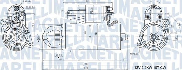 Magneti Marelli 063721411010 - Starteris autospares.lv