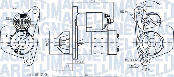 Magneti Marelli 063721418010 - Starteris autospares.lv