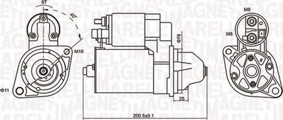 Magneti Marelli 063721412010 - Starteris autospares.lv