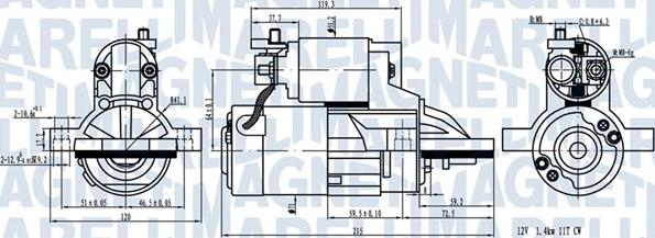 Magneti Marelli 063721436010 - Starteris www.autospares.lv