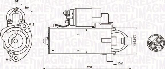 Magneti Marelli 063721423010 - Стартер www.autospares.lv