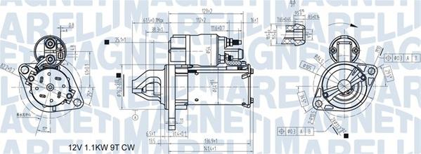 Magneti Marelli 063721557410 - Starteris www.autospares.lv