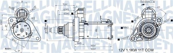 Magneti Marelli 063721533010 - Starteris www.autospares.lv