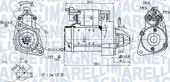 Magneti Marelli 063721527010 - Starteris www.autospares.lv