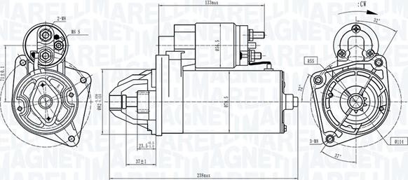 Magneti Marelli 063721687010 - Starteris www.autospares.lv