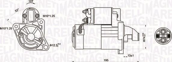 Magneti Marelli 063721096010 - Starter www.autospares.lv