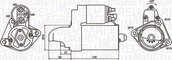 Magneti Marelli 063721050010 - Стартер www.autospares.lv