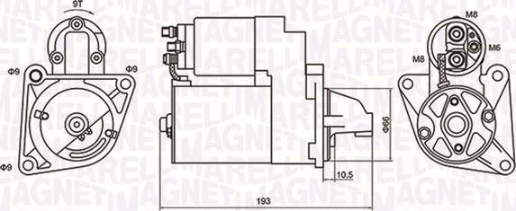 Magneti Marelli 063721053010 - Стартер www.autospares.lv