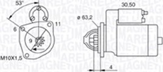 Magneti Marelli 063721057010 - Стартер www.autospares.lv