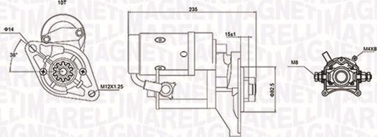 Magneti Marelli 063721089010 - Starteris autospares.lv