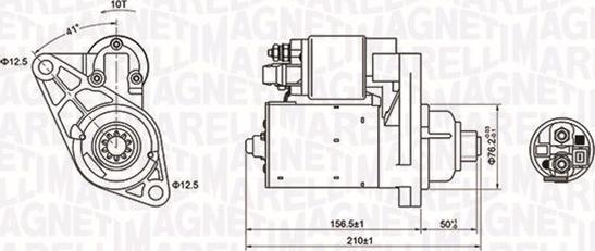 Magneti Marelli 063721197010 - Starteris autospares.lv