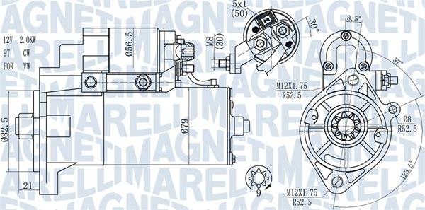 Magneti Marelli 063721165010 - Starteris www.autospares.lv