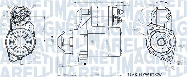 Magneti Marelli 063721117010 - Стартер www.autospares.lv