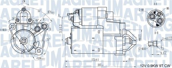 Magneti Marelli 063721179010 - Стартер www.autospares.lv