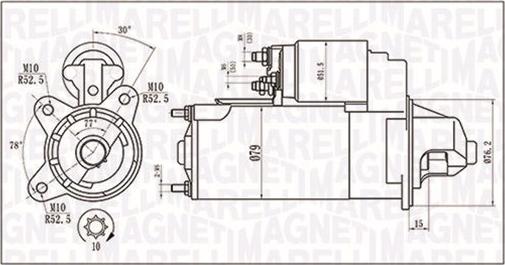 Magneti Marelli 063721396010 - Starteris autospares.lv