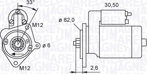 Magneti Marelli 063721392010 - Стартер www.autospares.lv